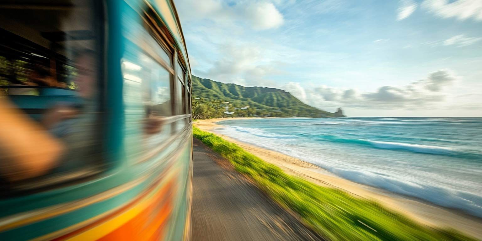 A train is going down the tracks next to the ocean.